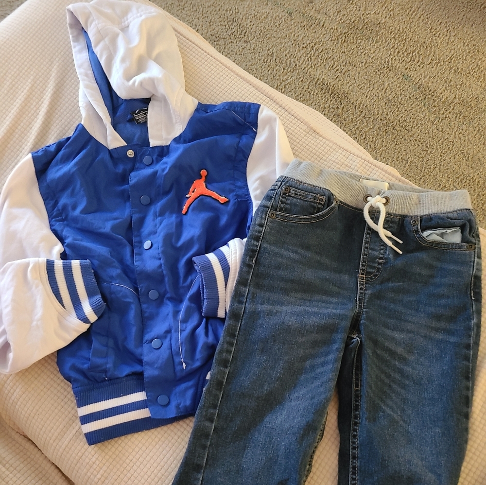 Jordan jacket bundle with pans toughskin